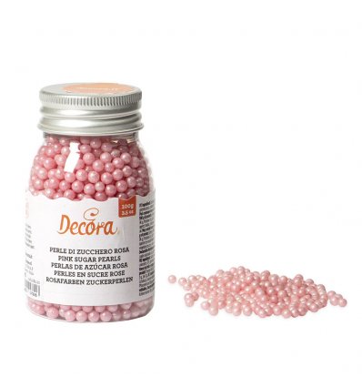 Perle di Zucchero Rosa gr 100