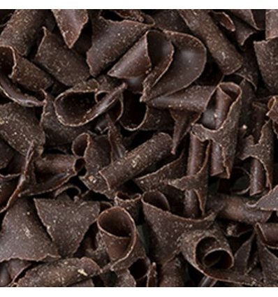 Riccioli di cioccolato fondente