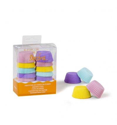 Pirottini muffin colori pastello