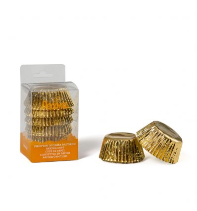 Pirottini cupcake oro-argento