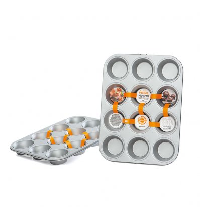 Teglia per Muffin acciaio antiaderente