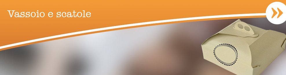 Vassoio e scatole